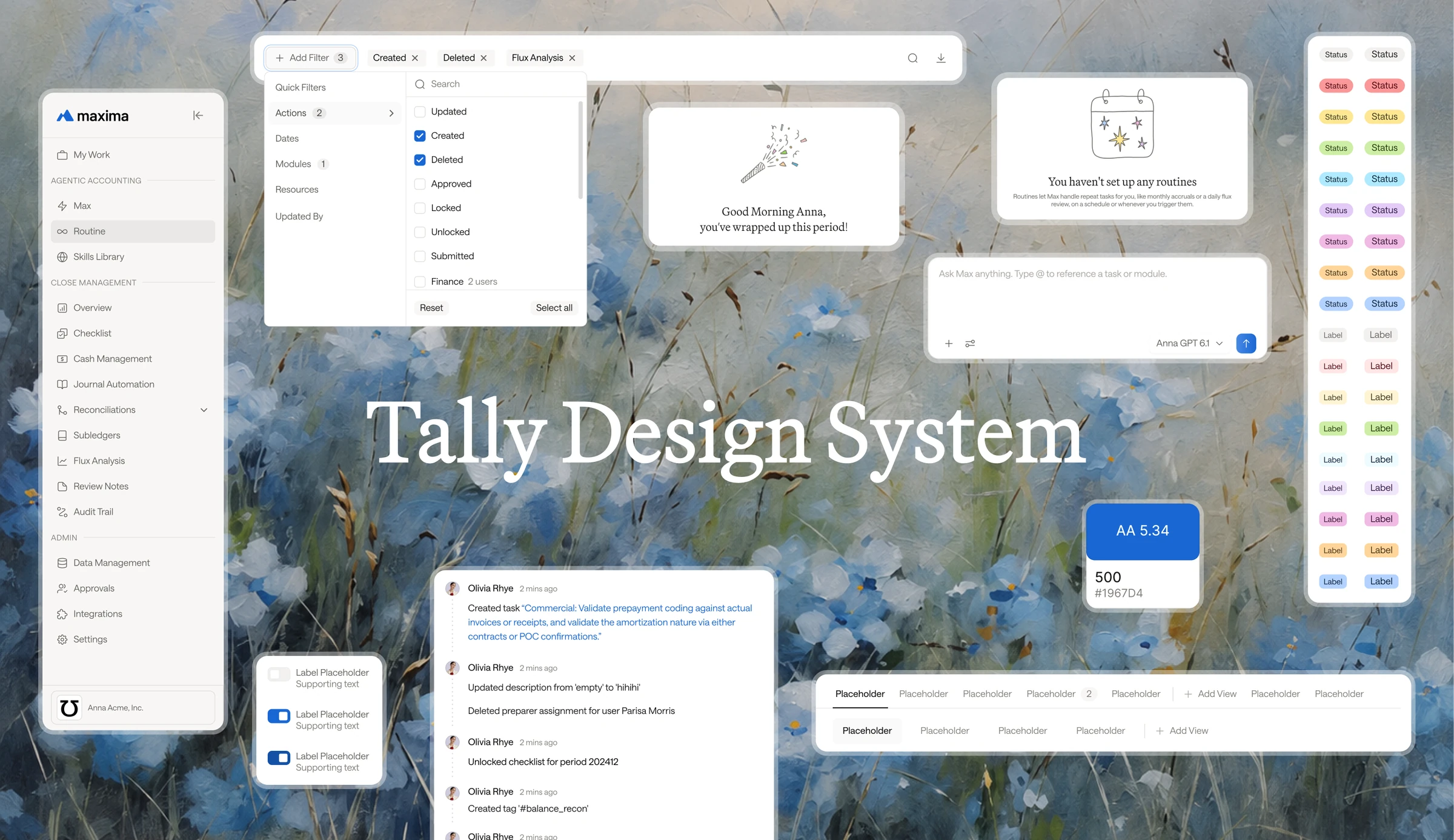 Tally Design System