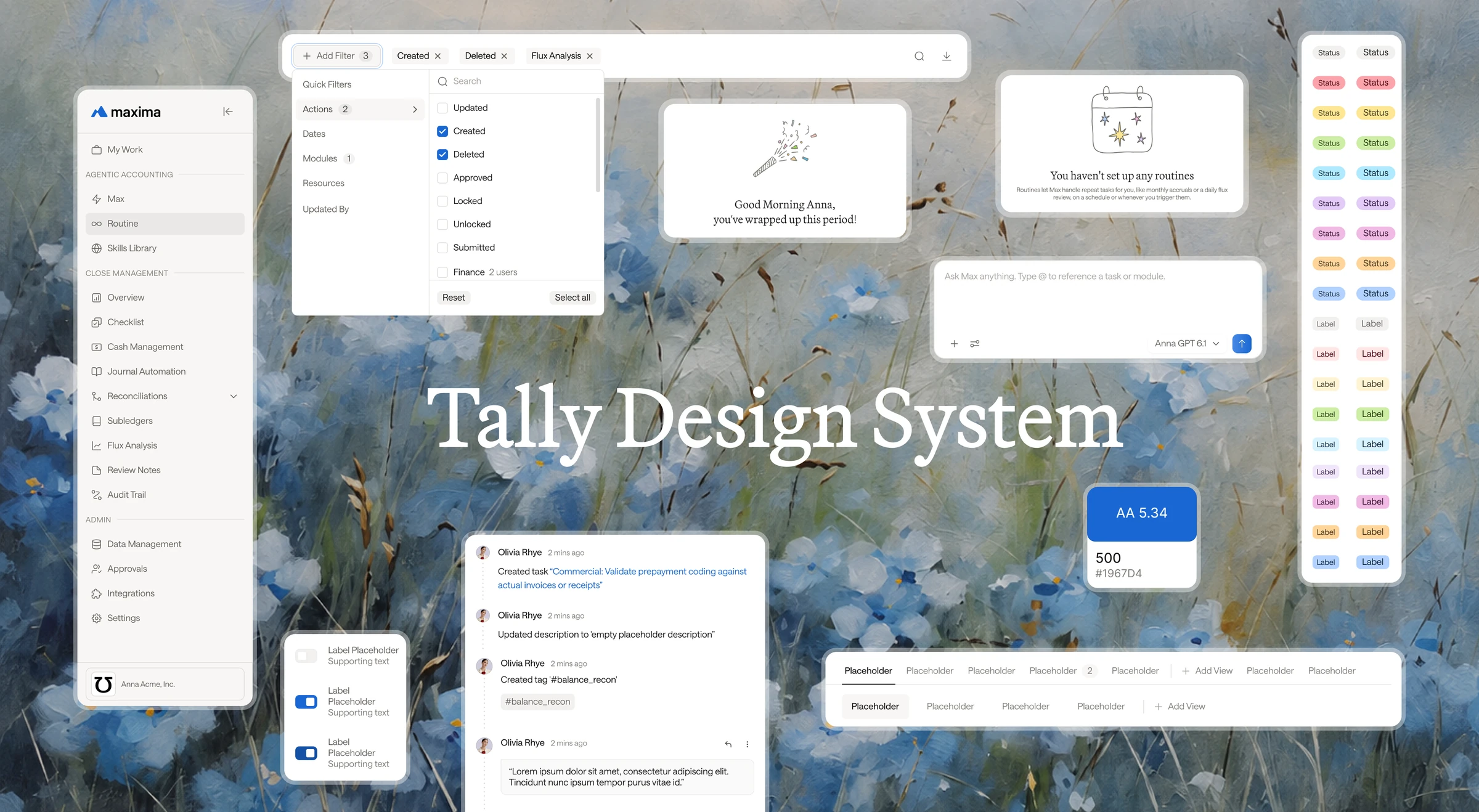 Tally Design System